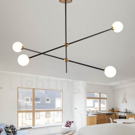 Modern Contemporary 4 Light 2 Tier Chandelier Light Modern Contemporary 4 Light 2 Tier Chandelier Light
