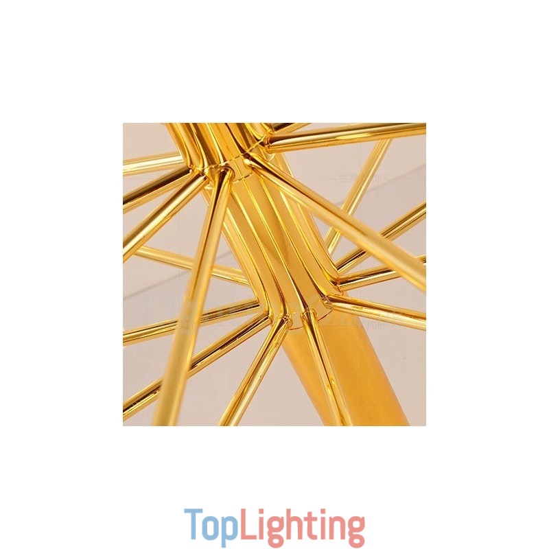 40 Light Golden 2 Tier Modern Contemporary Chandelier Light Lamp