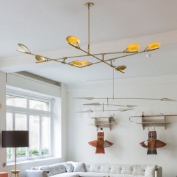 Modern Contemporary 8 Light Chandelier Light Lamp