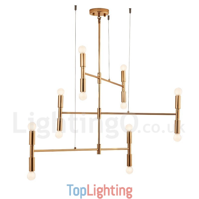 8 Light 3 Tier Modern Contemporary Chandelier Lamp Light