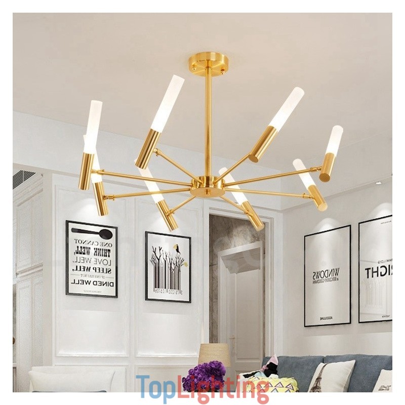 8 Light Rotatable Modern Contemporary Chandelier Light