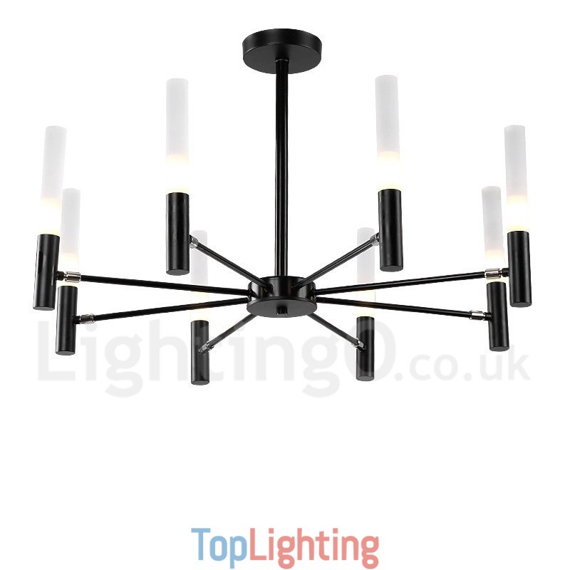 8 Light Rotatable Modern Contemporary Chandelier Light
