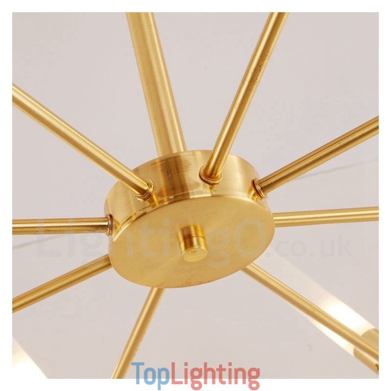 8 Light Rotatable Modern Contemporary Chandelier Light