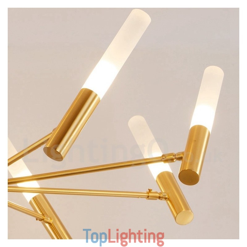 8 Light Rotatable Modern Contemporary Chandelier Light