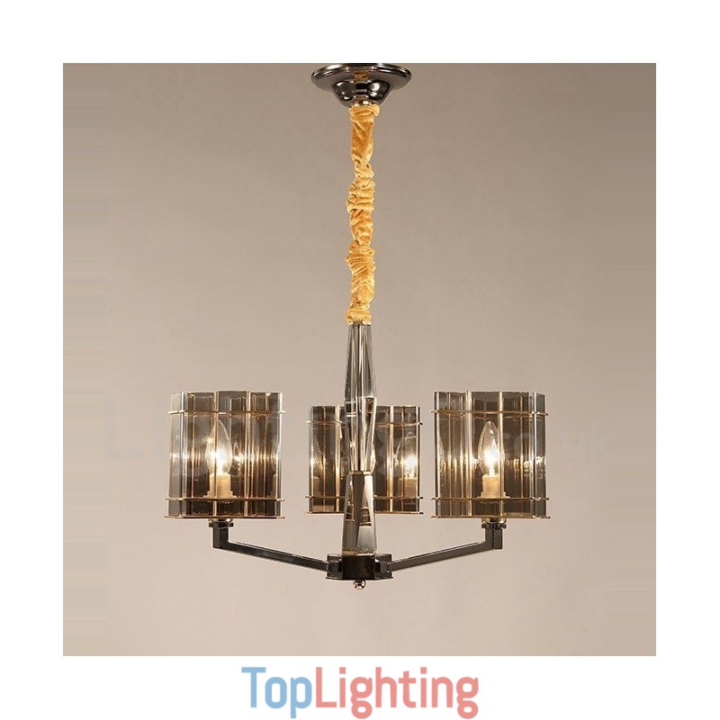 3 Light Modern Contemporary Single Tier Chandelier Light