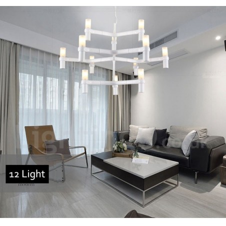 12 Light 3 Tier Modern Contemporary Chandelier Lamp Light 12 Light 3 Tier Modern Contemporary Chandelier Lamp Light