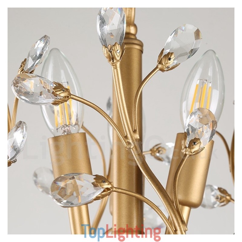 60CM Height 45CM Wide Modern Contemporary 7 Light Chandelier Lamp Light