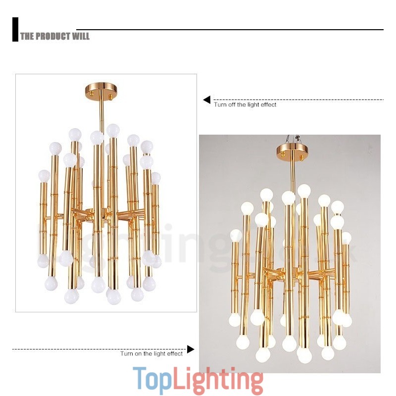 Modern Contemporary 30 Light 2 Tier Chandelier for Light
