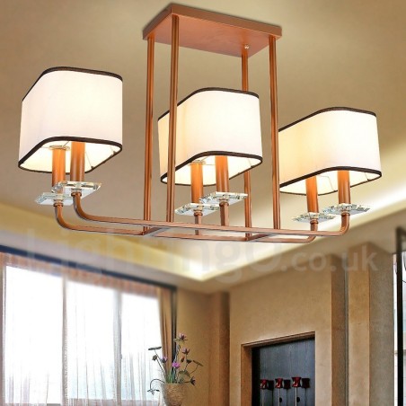 Modern Contemporary 6 Light Single Tier Chandelier Lamp Light Modern Contemporary 6 Light Single Tier Chandelier Lamp Light