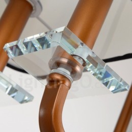 Modern Contemporary 6 Light Single Tier Chandelier Lamp Light