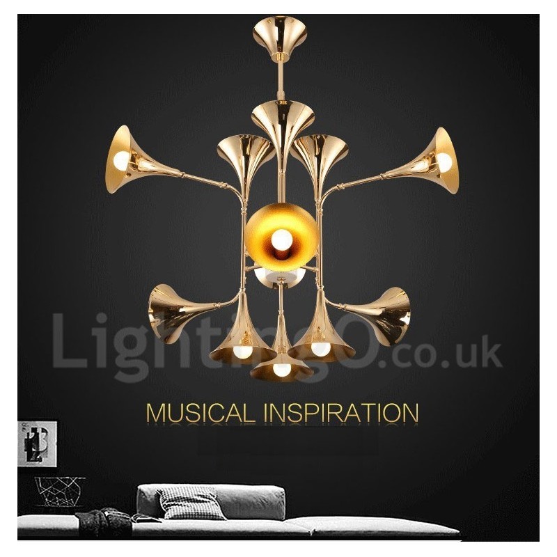 12 Light Chandelier Lamp Modern Contemporary Style Light