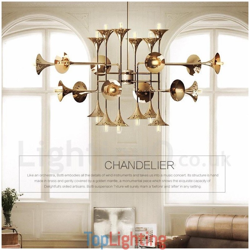 24 Light Chandelier Lamp Modern Contemporary Style Light
