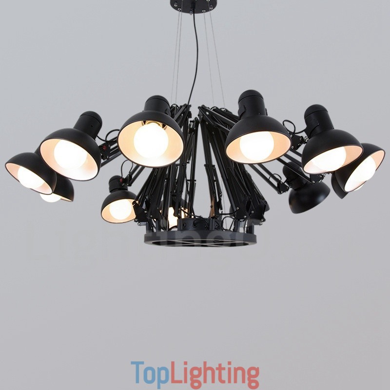 12 Light Modern Contemporary Single Tier Chandelier Lamp Light
