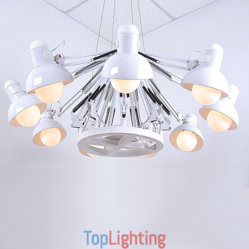 12 Light Modern Contemporary Single Tier Chandelier Lamp Light