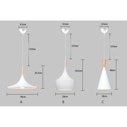 1 Light Modern Contemporary Pendant Light
