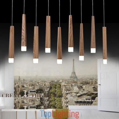 1 Light Modern Contemporary Wood Pendant Light 1 Light Modern Contemporary Wood Pendant Light