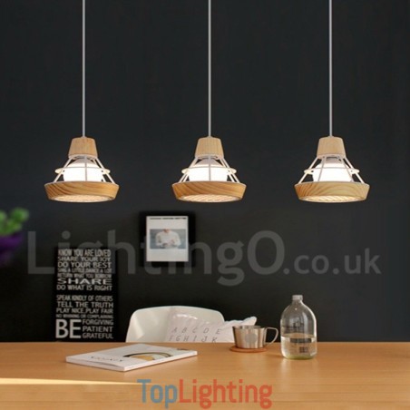 Dining Metal Wooden Pendant Light Dining Metal Wooden Pendant Light