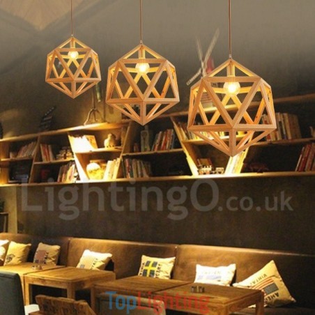 1 Light Modern Contemporary Wooden Pendant Light 1 Light Modern Contemporary Wooden Pendant Light