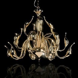 Modern Chandelier Light 18 Lights G4 Gold Plating
