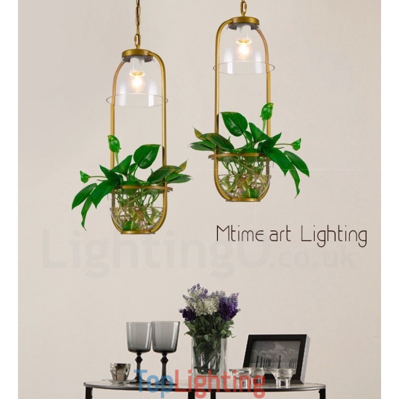 Traditional Classic Single Light Glass Pendant Light