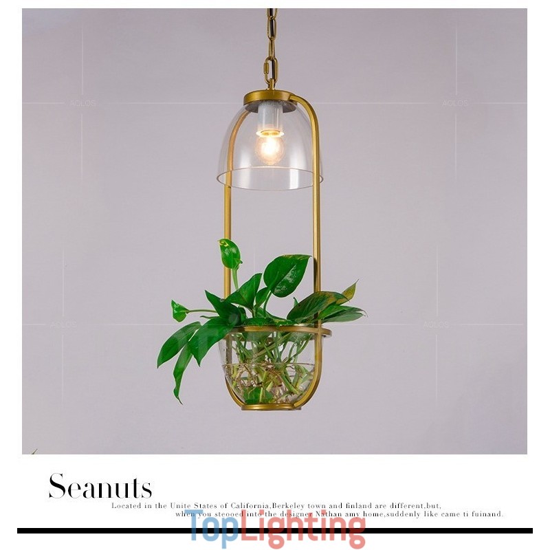 Traditional Classic Single Light Glass Pendant Light