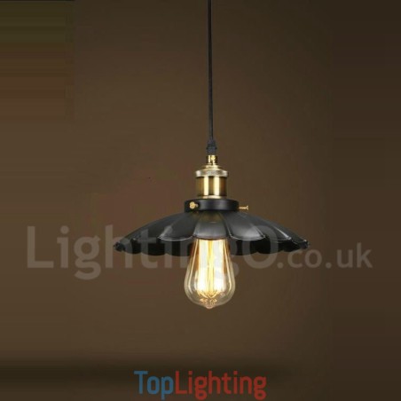 Black Metal Vintage Pendant Light Black Metal Vintage Pendant Light