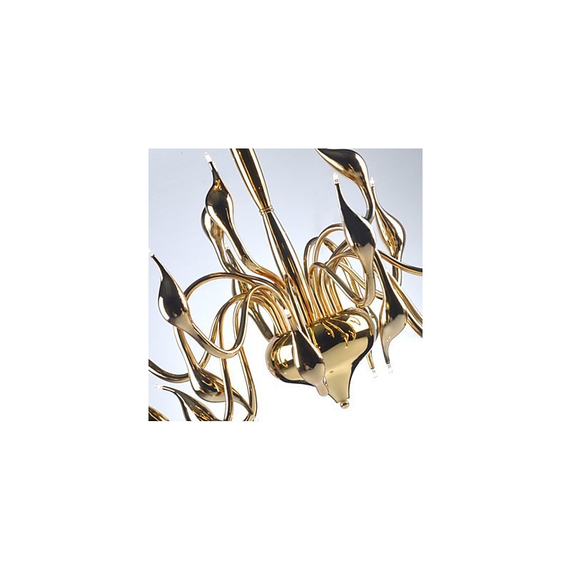 Modern Chandelier Light 18 Lights G4 Gold Plating