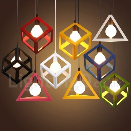 Modern Contemporary Multi Colors Metal 1 Light Pendant Light Modern Contemporary Multi Colors Metal 1 Light Pendant Light