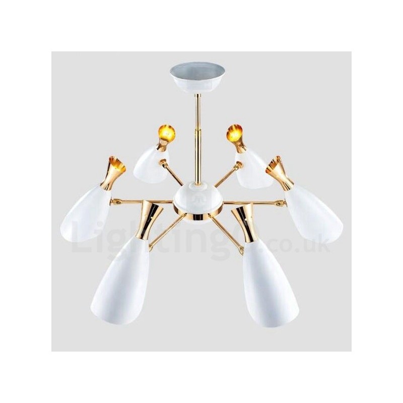 Modern Contemporary 6 Light Chandelier Lamp