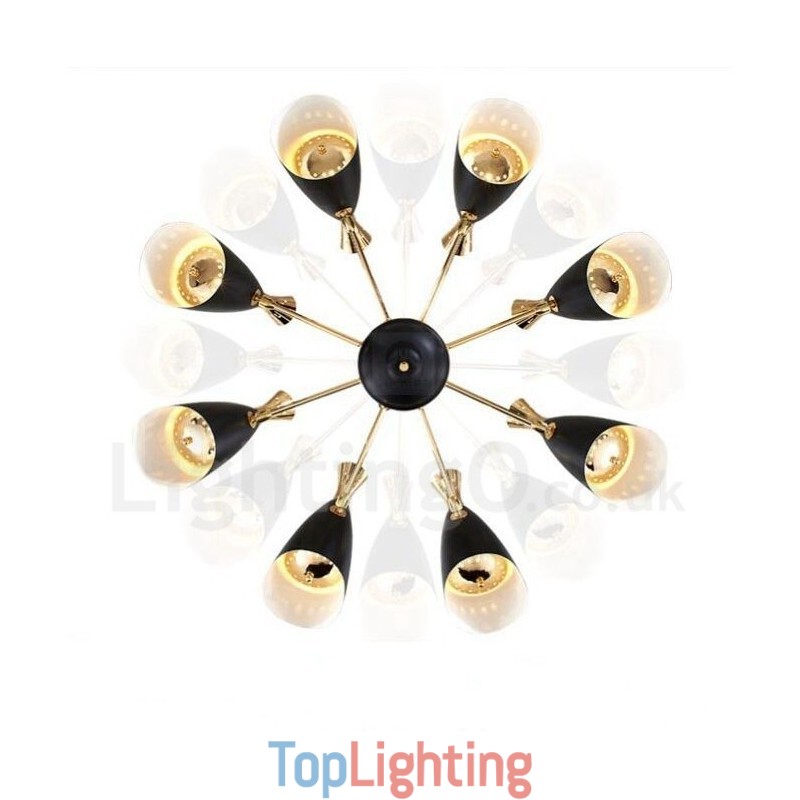 Modern Contemporary 8 Light Chandelier Lamp