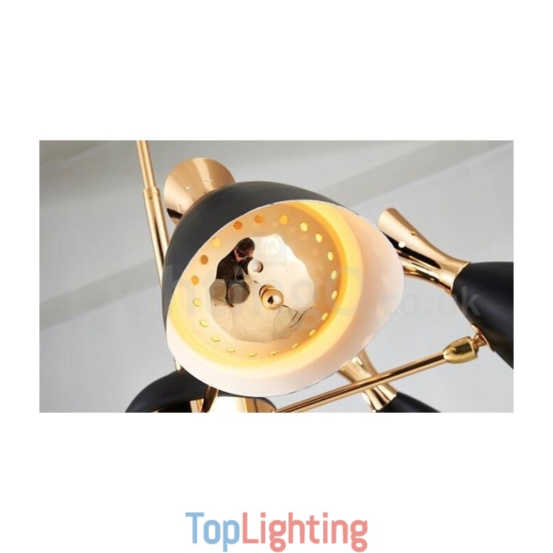 Modern Contemporary 8 Light Chandelier Lamp
