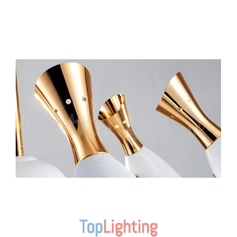 Modern Contemporary 8 Light Chandelier Lamp