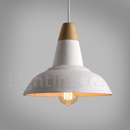 Modern Contemporary 1 Light Wood Concrte Pendant Light Modern Contemporary 1 Light Wood Concrte Pendant Light