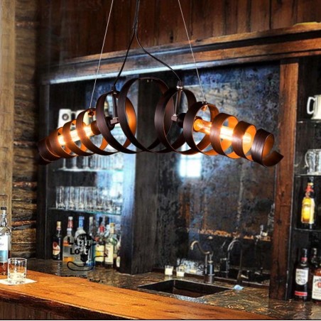 Retro Iron Lamp Modern Minimalist Industrial Style Chandelier Retro Iron Lamp Modern Minimalist Industrial Style Chandelier