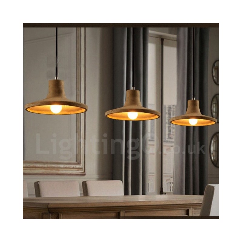 Modern Contemporary Concrte Single Light Pendant Light