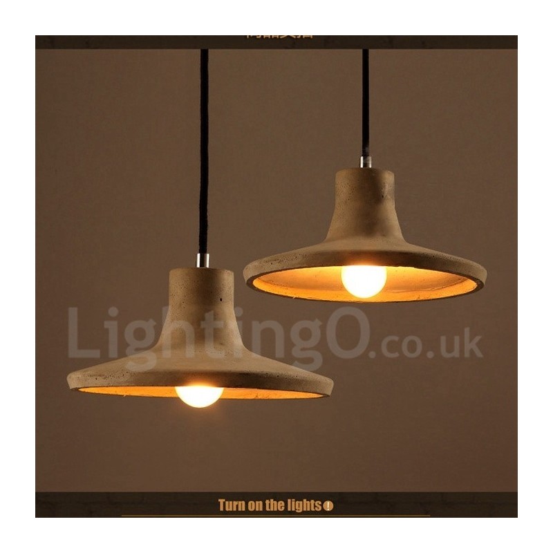 Modern Contemporary Concrte Single Light Pendant Light