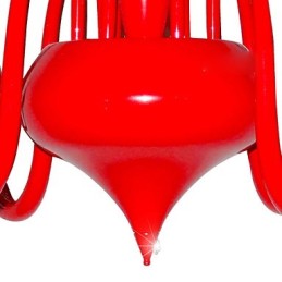 Modern Chandelier Light 24 Lights G4 Red Painting