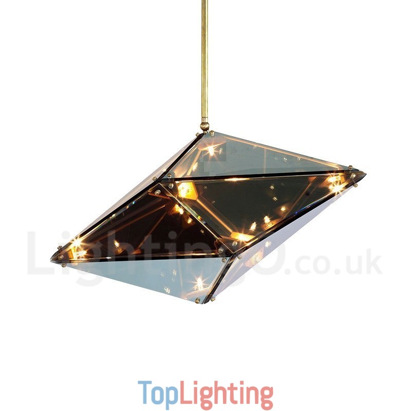 Modern Contemporary Glass Shade Pendant Light