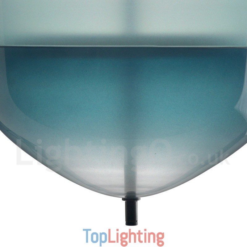 Modern Contemporary Gradient Color Pendant Light with Glass Shade
