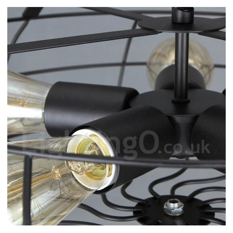 Retro Vintage 5 Light Pendant Light