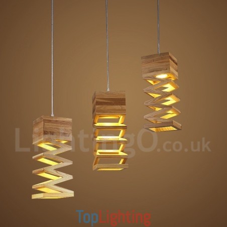 Modern Contemporary Wood Pendant Light Modern Contemporary Wood Pendant Light