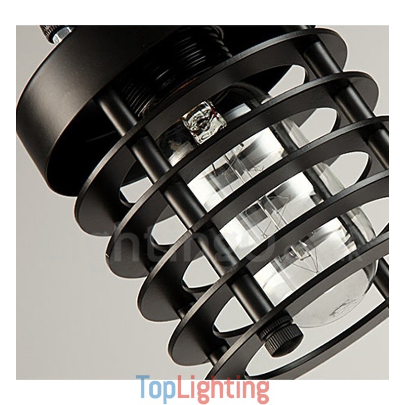 Retro Vintage Metal 1 Light Pendant Light
