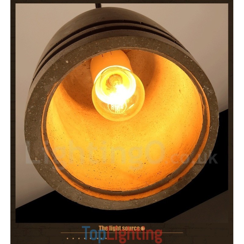Retro Vintage Concrte Pendant Light
