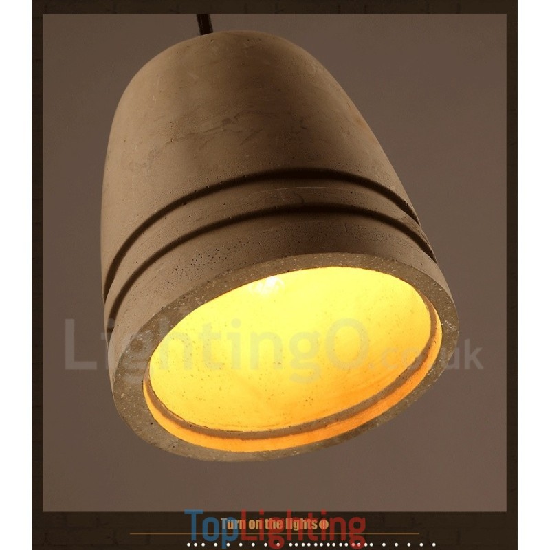 Retro Vintage Concrte Pendant Light
