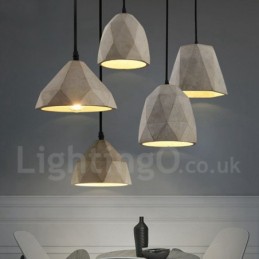Vintage Concrte 1 Light Pendant Light