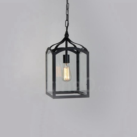 Metal Rustic Lodge Pendant Light with Glass Shade Metal Rustic Lodge Pendant Light with Glass Shade