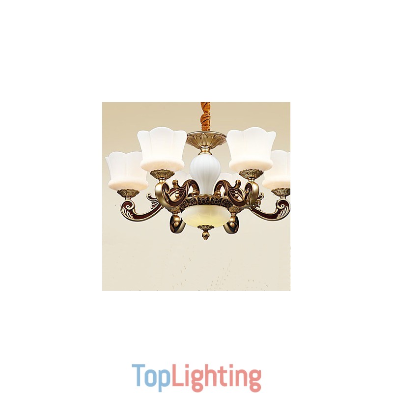 Garden Creative Zinc Alloy Retro Dining Pendant lamp Chandelier