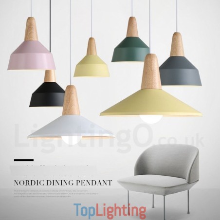 Modern Contemporary Wood Metal Multi Colors Pendant Light Modern Contemporary Wood Metal Multi Colors Pendant Light