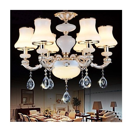 The luxurious Natural Jade Pendant lamp Of The European Crystal Pendant lamp The luxurious Natural Jade Pendant lamp Of The European Crystal Pendant lamp