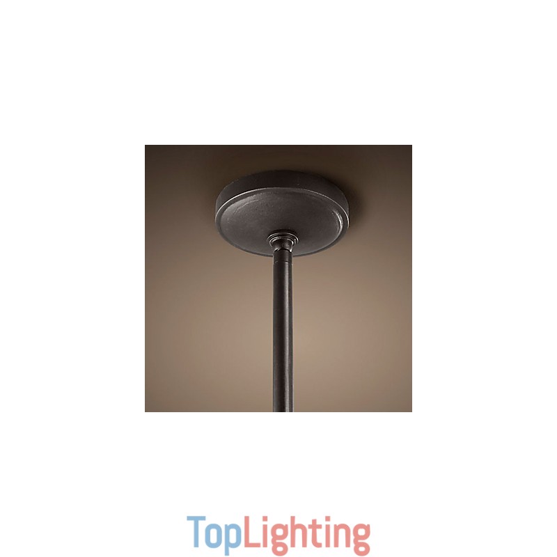Retro Style Iron Pendent Light with 12 Lights in Candle Feature